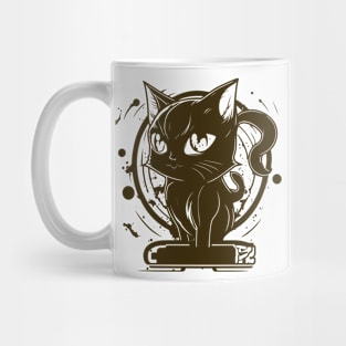 Graffiti Paint Cat Creative Inspiration Mug